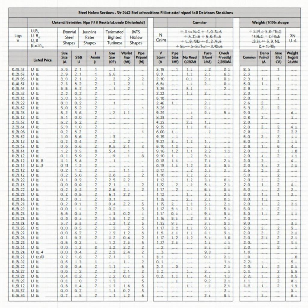 Bảng giá tham khảo các loại sắt hộp, thép ống, thép hình cập nhật mới nhất